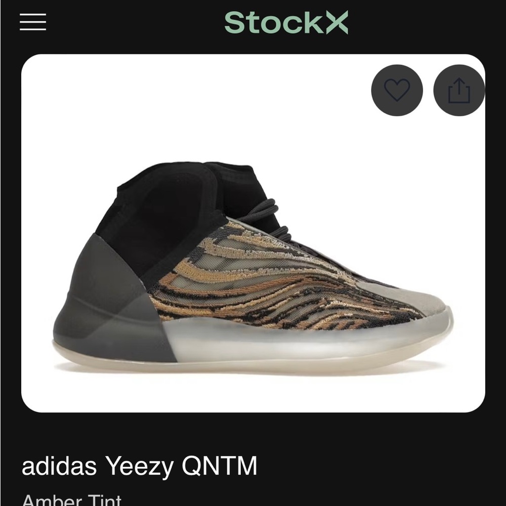 Authentic Yeezy QNTM in Black, Tan, Brown, Cream
